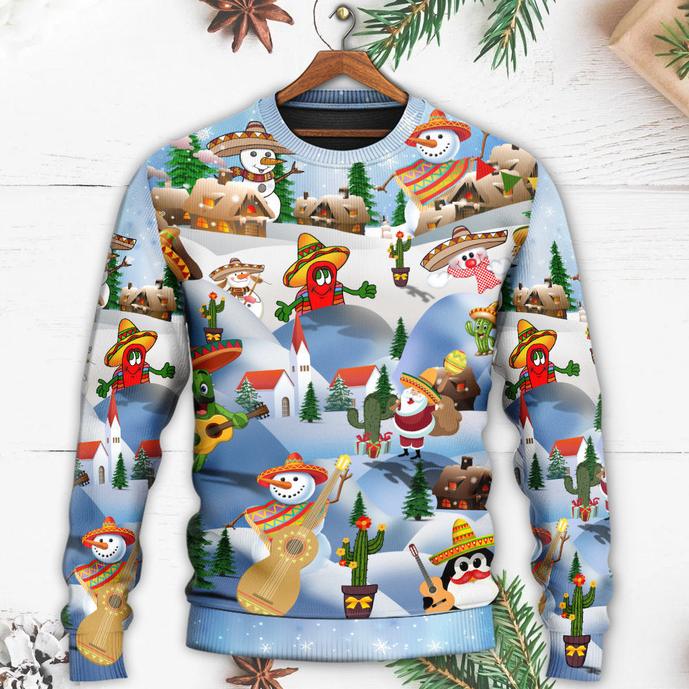 Christmas American Pride Merry Xmas Sweater For Winter Celebrations Family Events And Relaxed Seasonal Styling