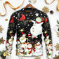 Christmas Snowman Snowy Winter Village Sweater For Seasonal Parties Cozy Gatherings And Thoughtful Holiday Gifts