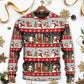 Christmas Santa And Snowman Happy Xmas Sweater For Winter Parties Seasonal Adventures And Relaxed Everyday Styling