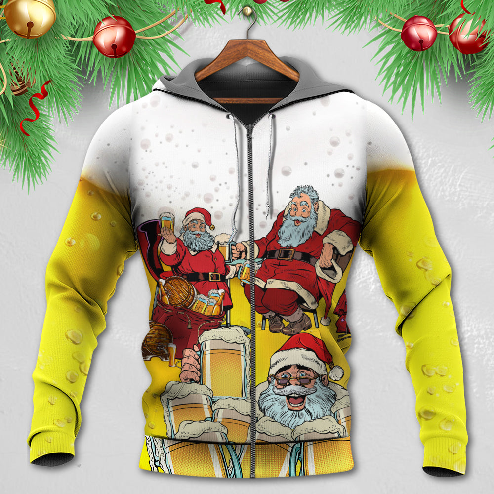 Santa Wants More Cheer Hoodie For Christmas Events Holiday Travel And Comfortable Casual Outfits