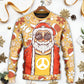 Christmas Santa Cutie Hippie Groovy Sweater For Winter Parties Seasonal Adventures And Relaxed Everyday Styling