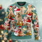 Golden Retriever Merry Christmas Sweater For Holiday Parties Family Gatherings And Seasonal Gift Giving