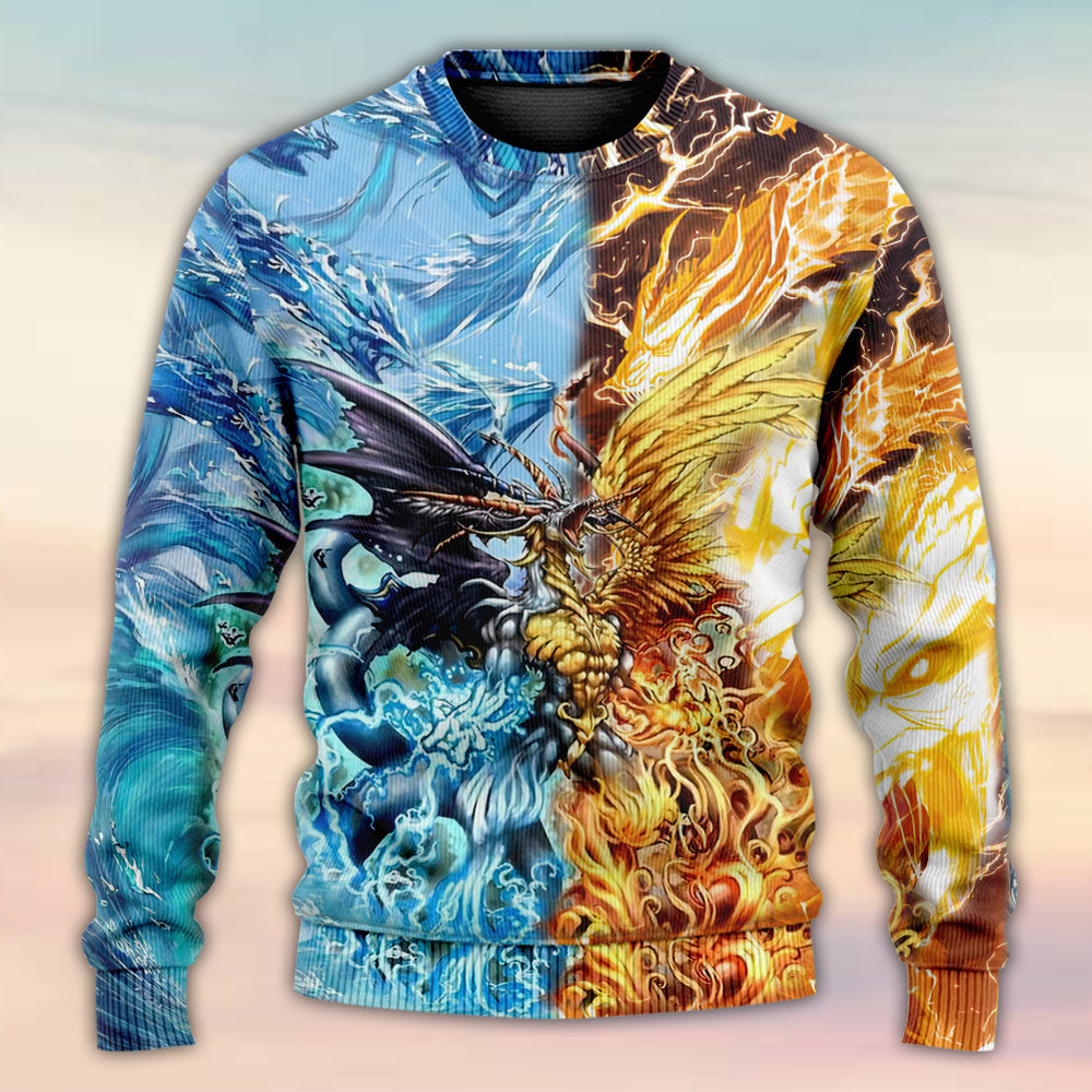 Dragon Immortal Fantasy Sweater For Nature Inspired Fashion Events And Relaxed Everyday Comfort