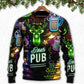 Christmas Beer Neon Sweater For Festive Parties Family Photos And Comfortable Seasonal Wear