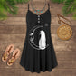 Cats Love V-Neck Sleeveless Cami Dress For Festivals And Relaxed Warm Weather Style