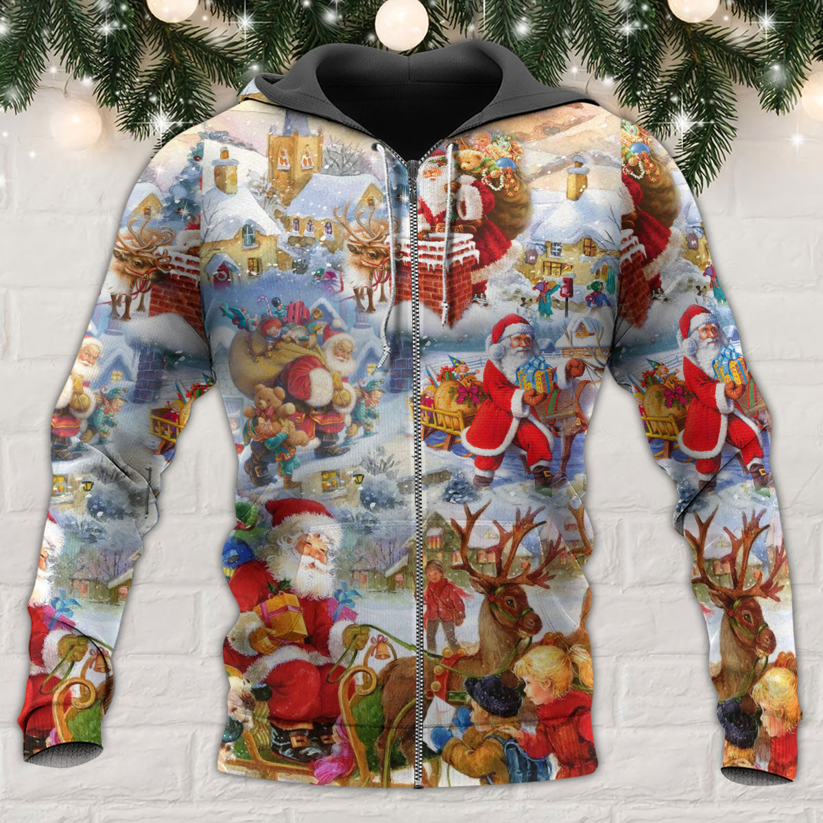 Christmas Holly Jolly Hoodie For Christmas Events Holiday Travel And Comfortable Casual Outfits