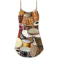 Drum Not A Hobby Lifestyle V-Neck Sleeveless Cami Dress For Festivals Travel And Relaxed Casual Summer Wear