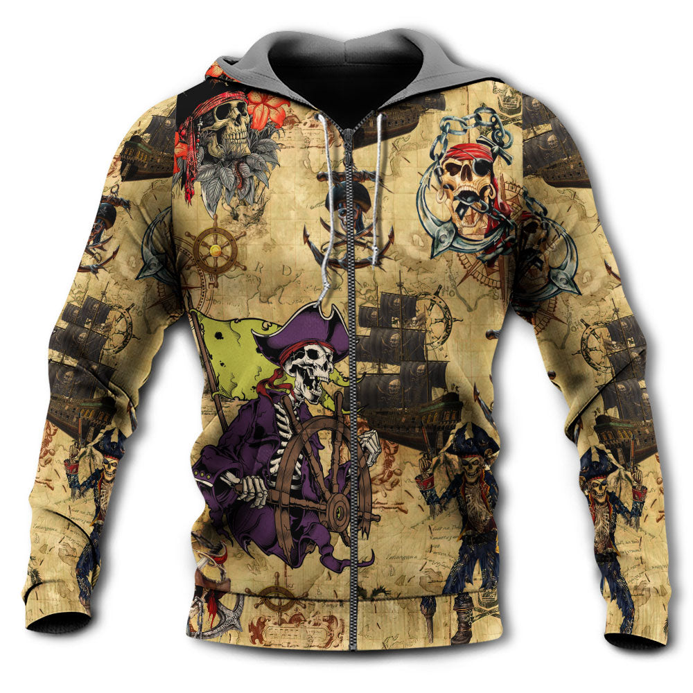 Dark Pirate Skull Hoodie For Gothic Art Lovers Daily Wear And Weekend Adventures