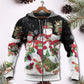 Cute Christmas Snowman Joy Cardinal Hoodie For Winter Streetwear Christmas Travel And Seasonal Home Gatherings