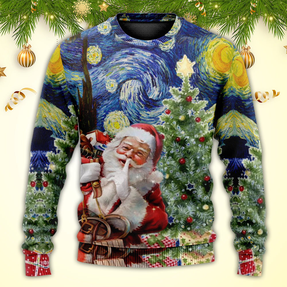Christmas Shhh Secret Gift For You Sweater For Winter Parties Seasonal Adventures And Relaxed Everyday Styling