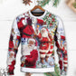 Christmas Santa Holiday Arrival Sweater For Festive Parties Family Photos And Comfortable Seasonal Wear