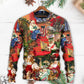 Christmas Santa Daily Sweater For Festive Events Weekend Outings And Comfortable Winter Style