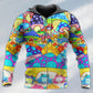 Hippie Frog Mushroom Peace Hoodie For Colorful Streetwear Festivals And Comfortable Daily Wear