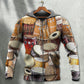 Drumming Lifestyle Hoodie For Casual Streetwear Travel And Everyday Comfort