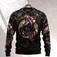 Golden Japanese Dragon Sweater For Animal Inspired Style Events And Comfortable Daily Wear