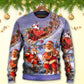 Christmas Santa Funny Sweater For Festive Events Weekend Outings And Comfortable Winter Style