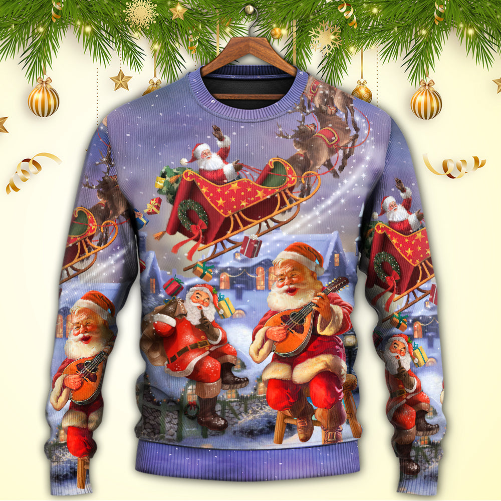 Christmas Santa Funny Sweater For Festive Events Weekend Outings And Comfortable Winter Style