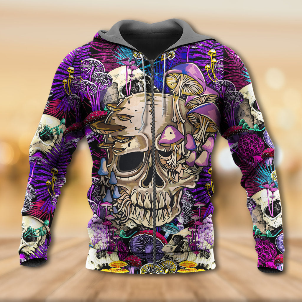 Neon Psychedelic Mushroom Hoodie For Colorful Outings Music Events And Everyday Style