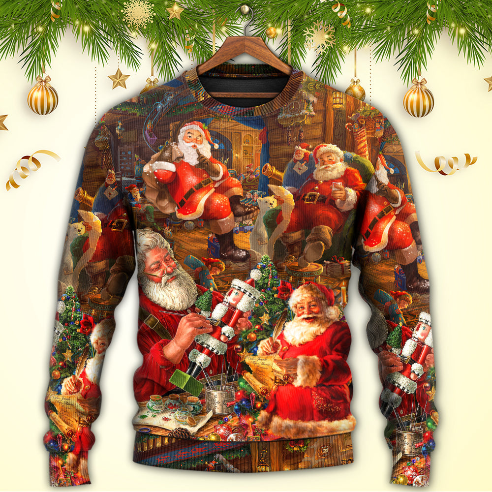 Christmas Funny Santa Gift Xmas Is Coming Sweater For Holiday Travel Winter Outings And Cheerful Gift Giving