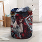 Skull Love Is Life Rose Laundry Basket For Room Home Organizer