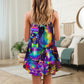 Confident Cat Style V-Neck Sleeveless Cami Dress For Sunny Getaways Outdoor Events And Everyday Summer Fashion