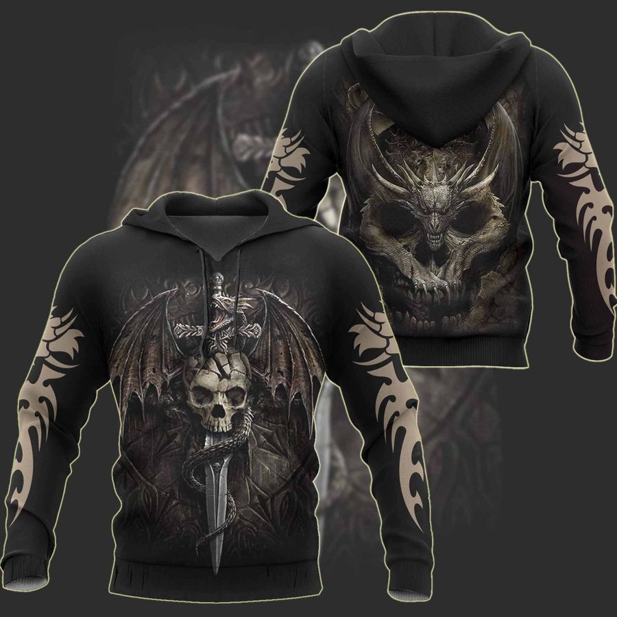 Dragon Skull Legend Hoodie For Alternative Events Seasonal Outings And Gift Ideas