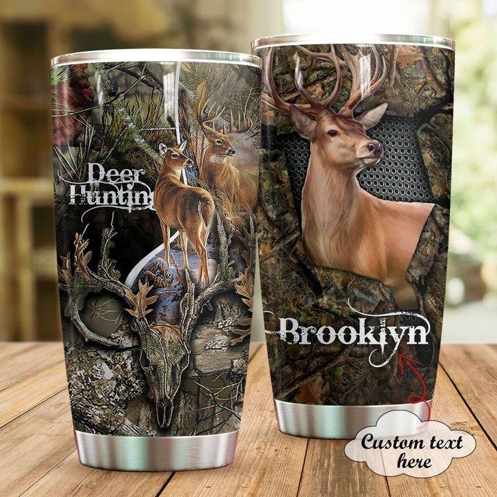 Hunting Love Deer Personalized 20 Oz Tumbler For Coffee Travel And Daily Drinks