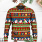 Christmas Santa Claus Happy Xmas Sweater For Festive Parties Family Photos And Comfortable Seasonal Wear