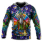 Hippie Vintage Peace Sign Hoodie For Bohemian Events Everyday Wear And Creative Gifting