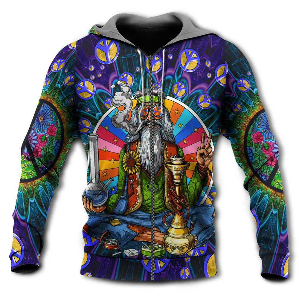 Hippie Vintage Peace Sign Hoodie For Bohemian Events Everyday Wear And Creative Gifting