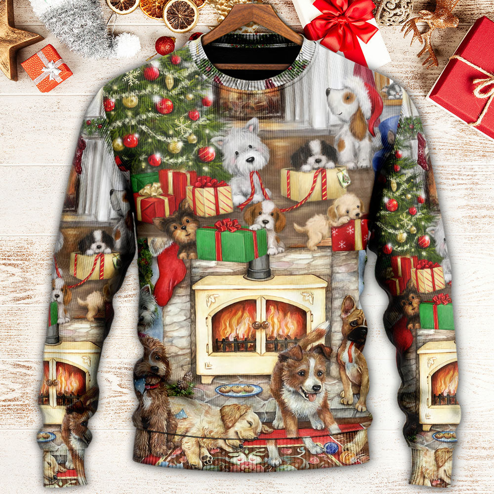 Christmas Dog Merry Xmas Sweater For Family Gatherings Winter Travel And Everyday Seasonal Comfort