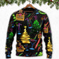 Christmas Rum Neon Sweater For Family Gatherings Winter Travel And Everyday Seasonal Comfort