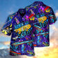 Funny Barbecue BBQ Grandpa Hawaiian Shirt Fabric Pattern Detail For Thoughtful Gifting