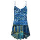 Cat Starry Night Art V-Neck Sleeveless Cami Dress For Vacations Outdoor Events And Cheerful Casual Fashion
