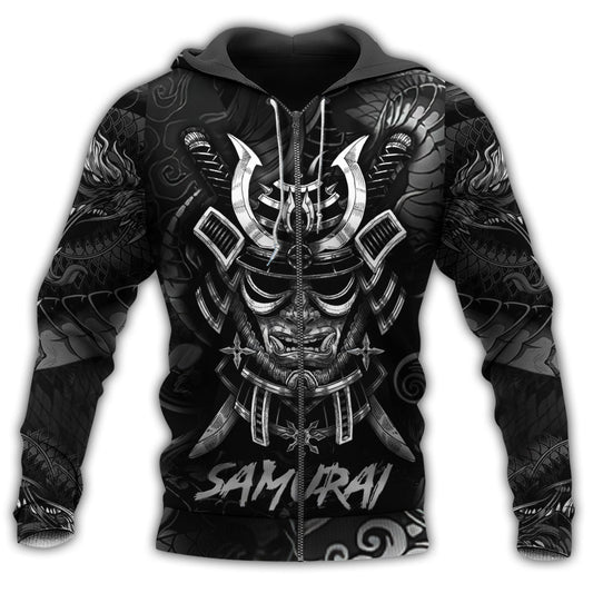 Black Samurai Personalized Hoodie For Cultural Themes Casual Travel And Meaningful Gift Giving