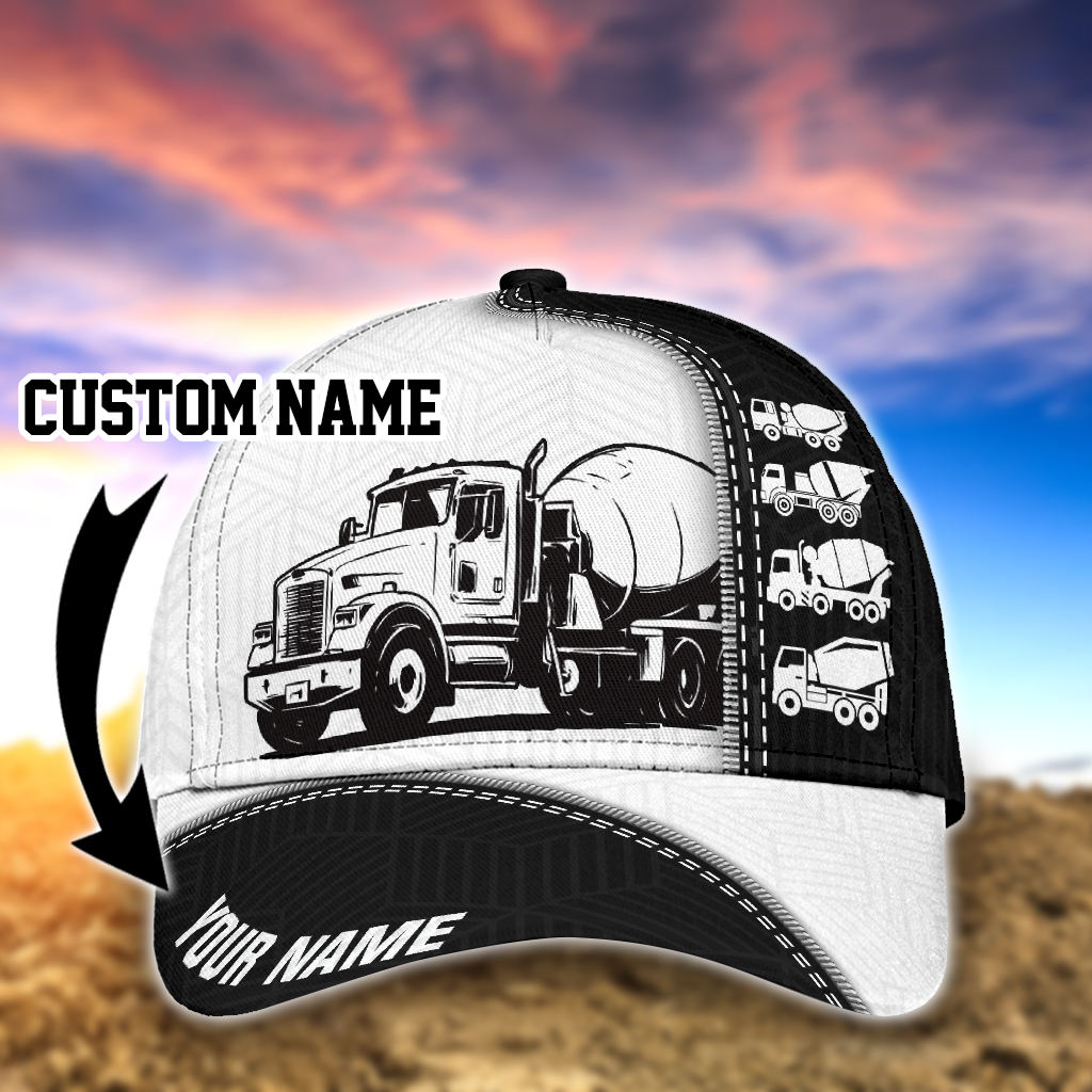 Custom Concrete Pump All Over Print Classic Cap For Parties Vacations And Relaxed Daily Outfits