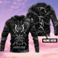 Black Samurai Personalized Hoodie For Cultural Themes Casual Travel And Meaningful Gift Giving