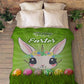 Easter Unicorn Easter Flannel Blanket For Cozy Bedroom Sofa Decor