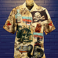 Skull Wine Hawaiian Shirt For Summer Events And Casual Outdoor Wear