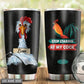 Chicken Farm Humor Personalized 20 Oz Tumbler For Coffee Travel And Daily Drinks