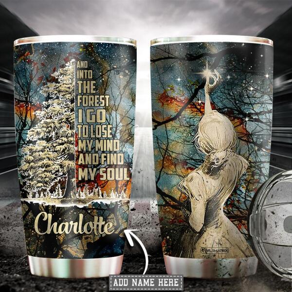Camping Find My Soul Personalized 20 Oz Tumbler For Coffee Travel And Daily Drinks