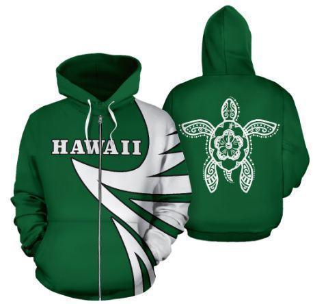 Hawaii Turtle Warrior Hoodie For Ocean Themed Events Holidays And Gift Ideas