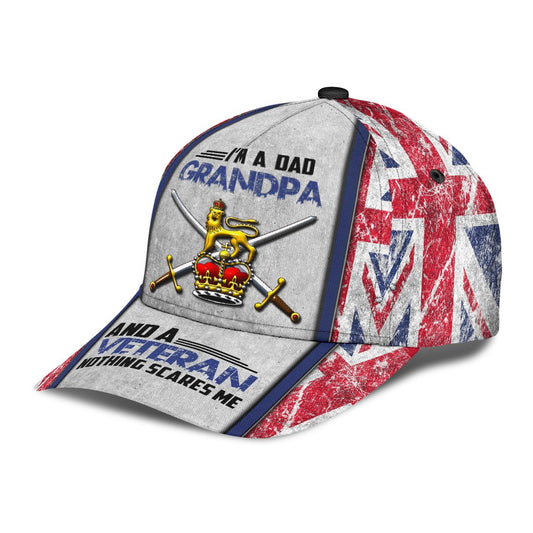 British Veteran All Over Print Classic Cap For Daily Outfits Festivals And Thoughtful Gift Giving