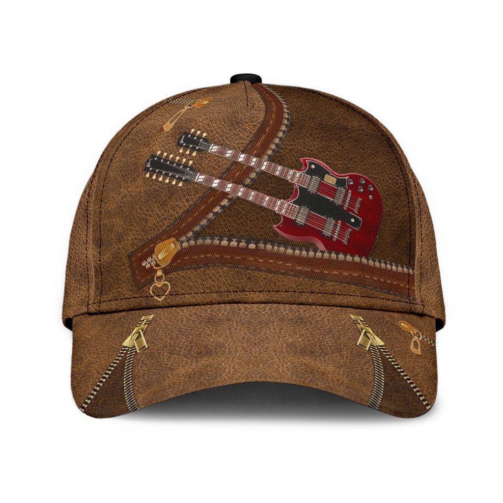 Guitar Classic Cap For Casual Styling Holiday Travel And Weekend Adventures