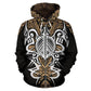 Gold Hawaii Turtle Tribal Armor Hoodie For Nautical Inspired Streetwear Weekend Trips And Comfort