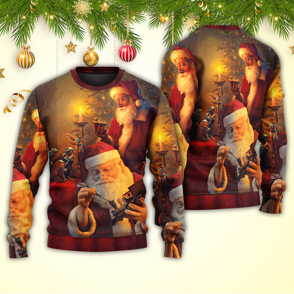 Christmas Santa Spirit Sweater For Winter Celebrations Family Events And Thoughtful Gifting