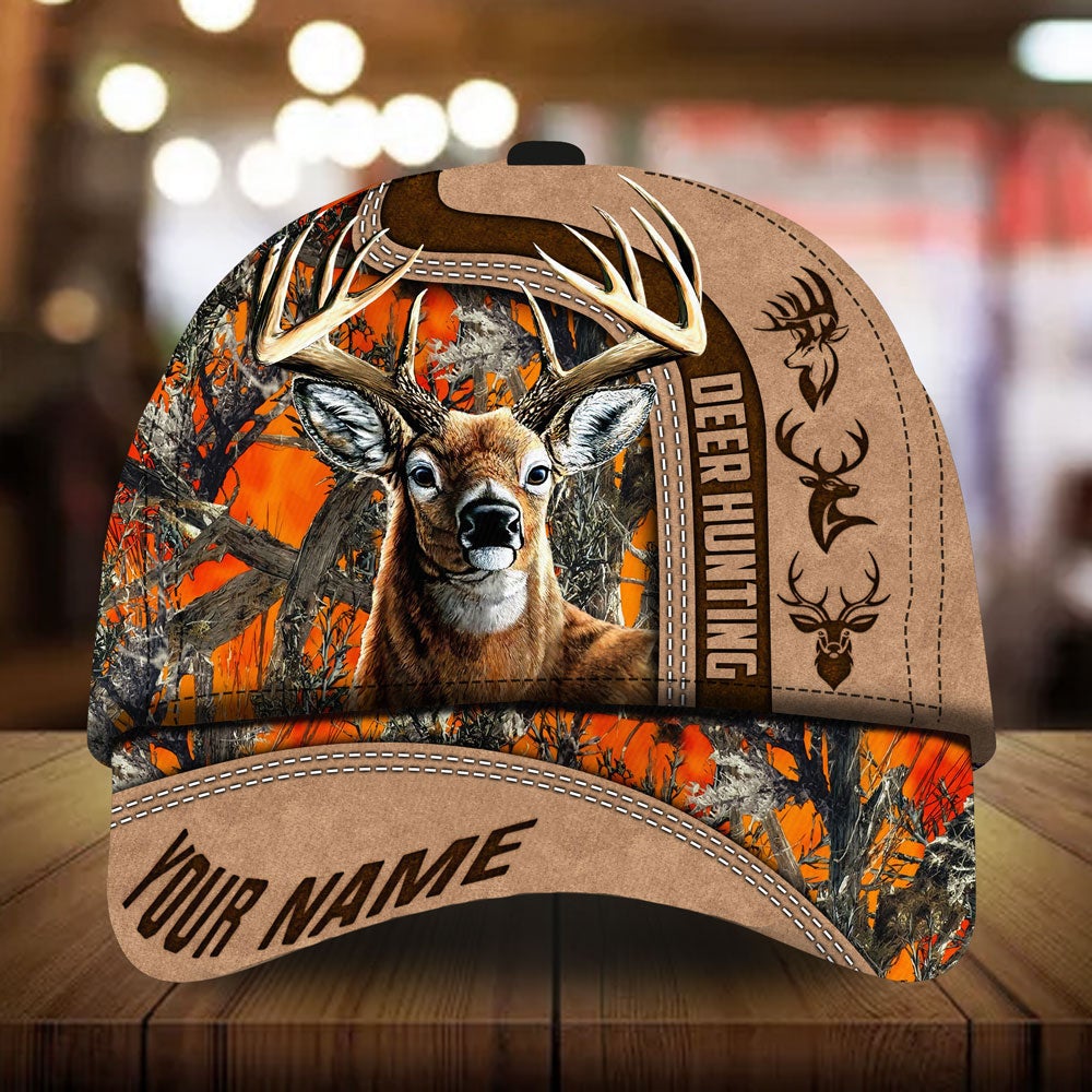 Whitely Deer Hunting Camo Personalized Classic Cap For Weekend Adventures Festivals And Gift Giving