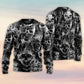 Skull Smoke Dark Fantasy Sweater For Casual Wear Parties And Thoughtful Gifting