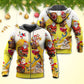 Funny Christmas Santa Beer Hoodie For Christmas Events Holiday Travel And Comfortable Casual Outfits