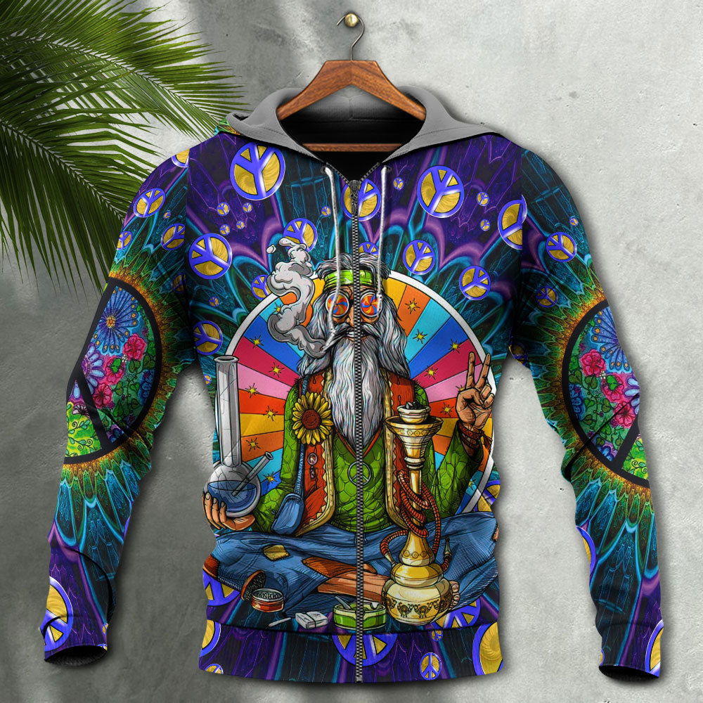 Hippie Vintage Peace Sign Hoodie For Bohemian Events Everyday Wear And Creative Gifting